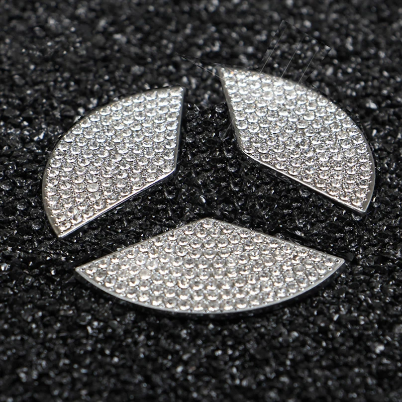 Эмблема автомобиля для Mercedes Benz C E Class C200L GLA GLK GLC260 с бриллиантами | Автомобили и