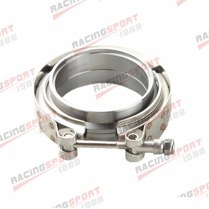 

2.5" Self Aligning Male/Female V-Band Vband Clamp CNC Mild Steel Flange Kit