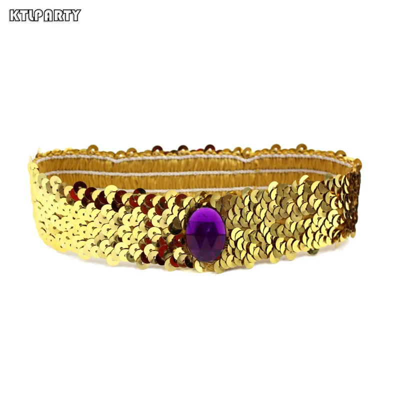 style 2 Ktlparty для взрослых и детей с золотыми блестками; в римском стиле Египет египетская Клеопатра головная повязка, завязка для волос; Для женщин queen нарядное платье женские аксессуары для волос - Цвет: style 2