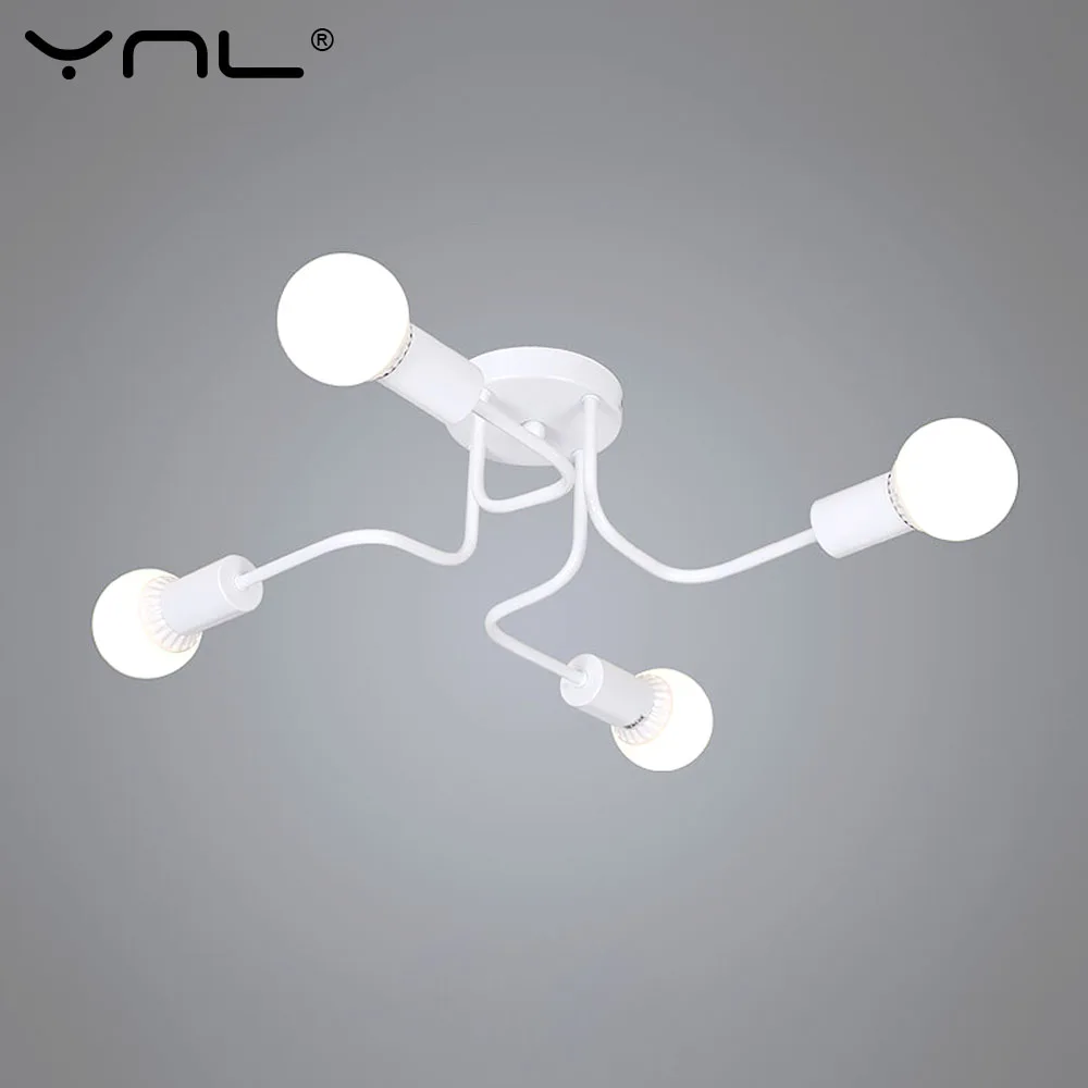 Современные винтажные подвесные светильники E27 в скандинавском стиле светильник