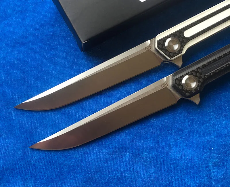LEMIFSHE STEDEMON C06 Флиппер Складной нож 440C Лезвие KVT G10+ CF Ручка Кемпинг Охота Открытый выживания карманный нож EDC