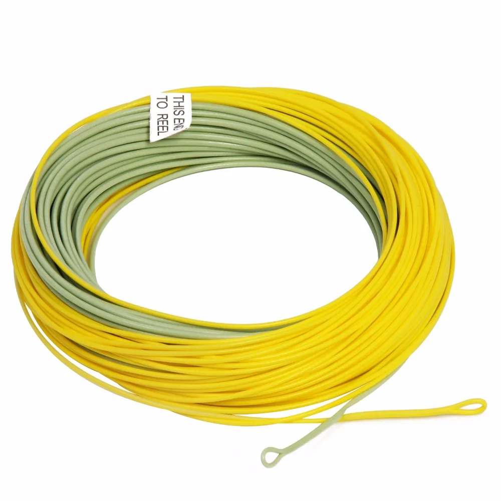 Рыболовные принадлежности Angler Dream Золотая плавающая леска для ловли нахлыстом WF2F