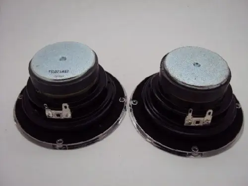 Широкополосные динамики 4 дюйма 2 шт. оригинальное плетение pots Ом автомобильные |