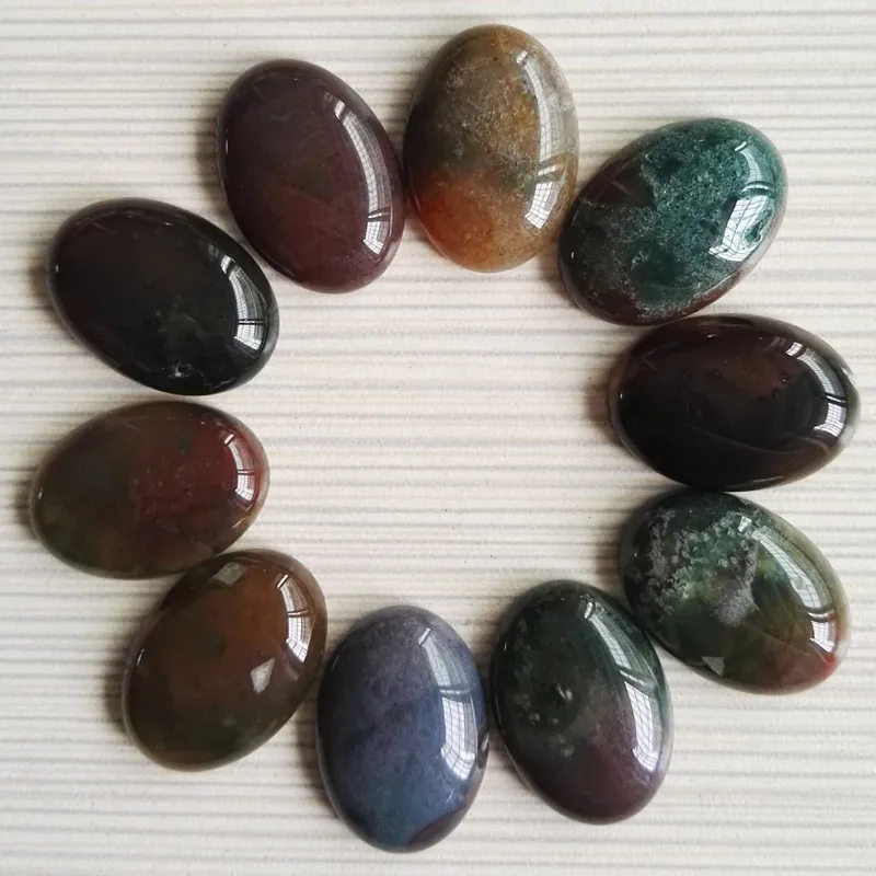 

Wholesale fashion hight quality natural india onyx stone beads Oval CAB CABOCHON for jewelry 18x25mm 20pcs/lot free shipping