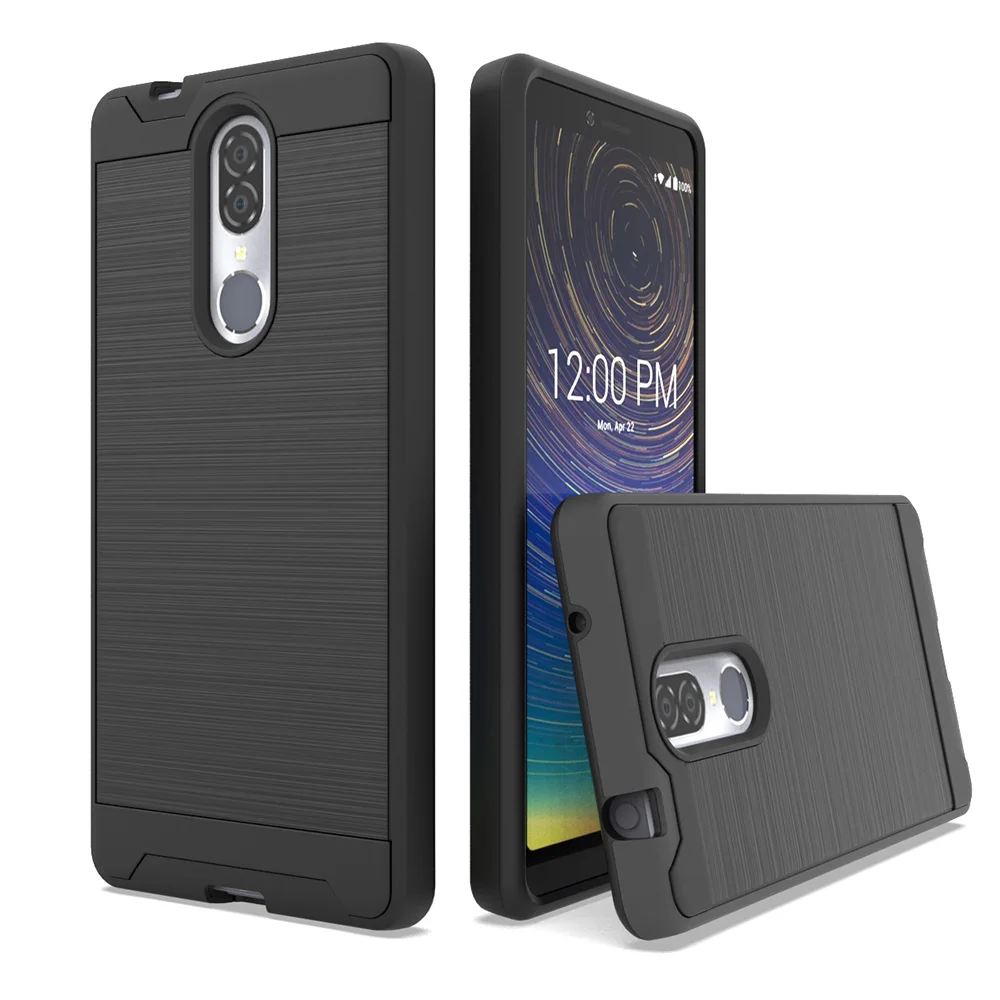 Для Coolpad Legacy/Alchemy двухслойный Гибридный чехол с начесом противоударный мягкий ТПУ