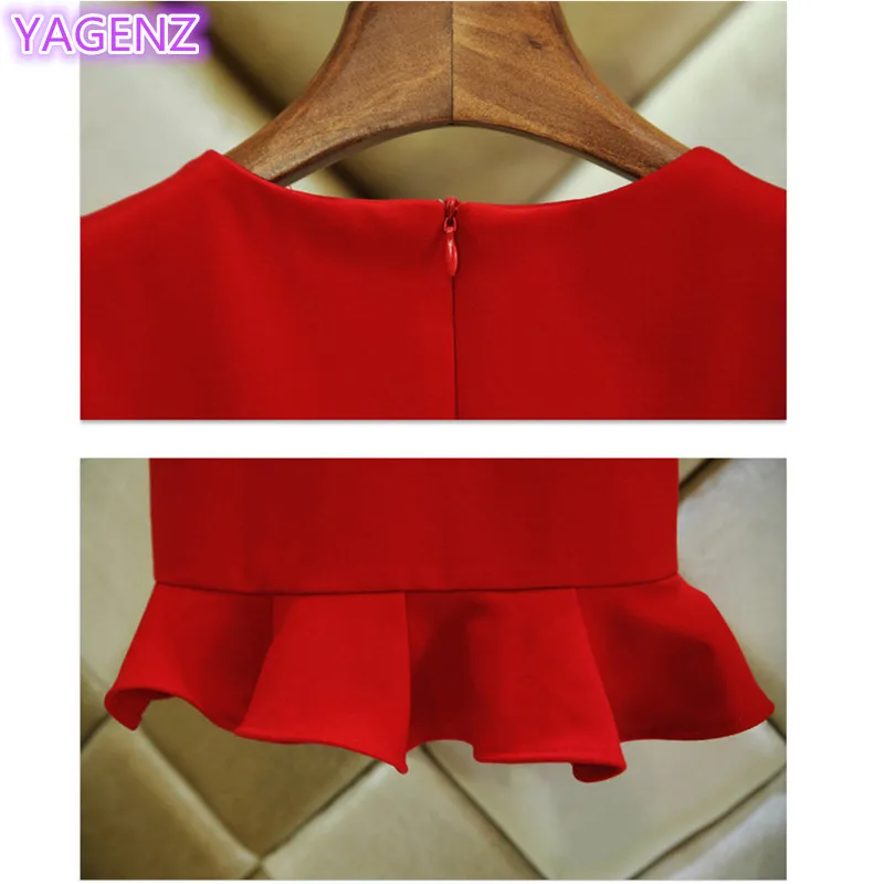 Летнее платье жилет женское Новое короткое с листом лотоса тонкое хвостом модное