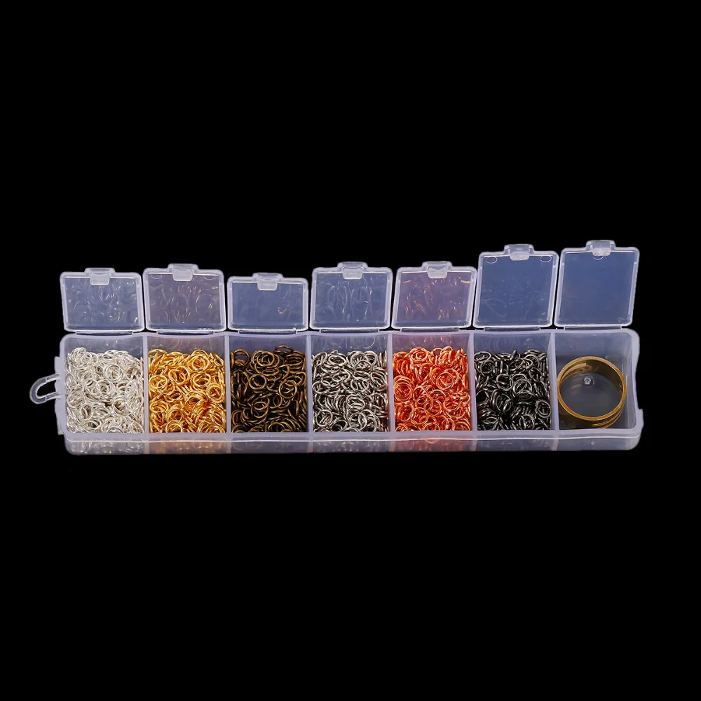 Коробка Doreen пластик и сплав на железной основе открытые кольца для хранения