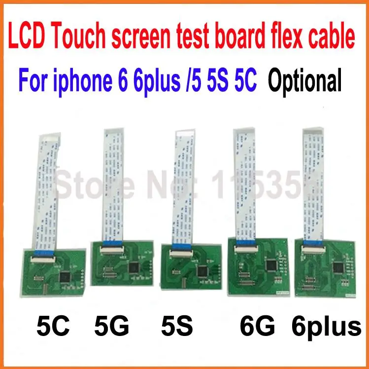 Гибкий кабель с ЖК тестером для iPhone 5 5C 6 6P 6Plus зеленой тестовой платой по низкой