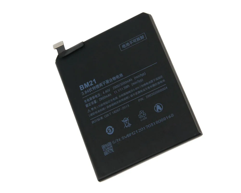 isunoo bm21 battery for xiaomi mi note 3gb brand new mobile phone battery replacement batteries parts 2900mah free global shipping
