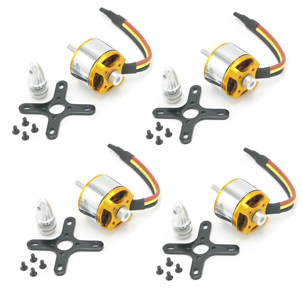 4 шт./лот Mitoot A2814 2814 800KV 1000KV 1400KV 1800KV Бесколлекторный двигатель для самолетов RC DIY Drone