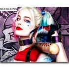 MOONCRESIN 5D алмазная картина, вышивка крестиком, краска с бриллиантами, мозаичная картина, мультфильм, бейсбольная девочка, украшение для дома