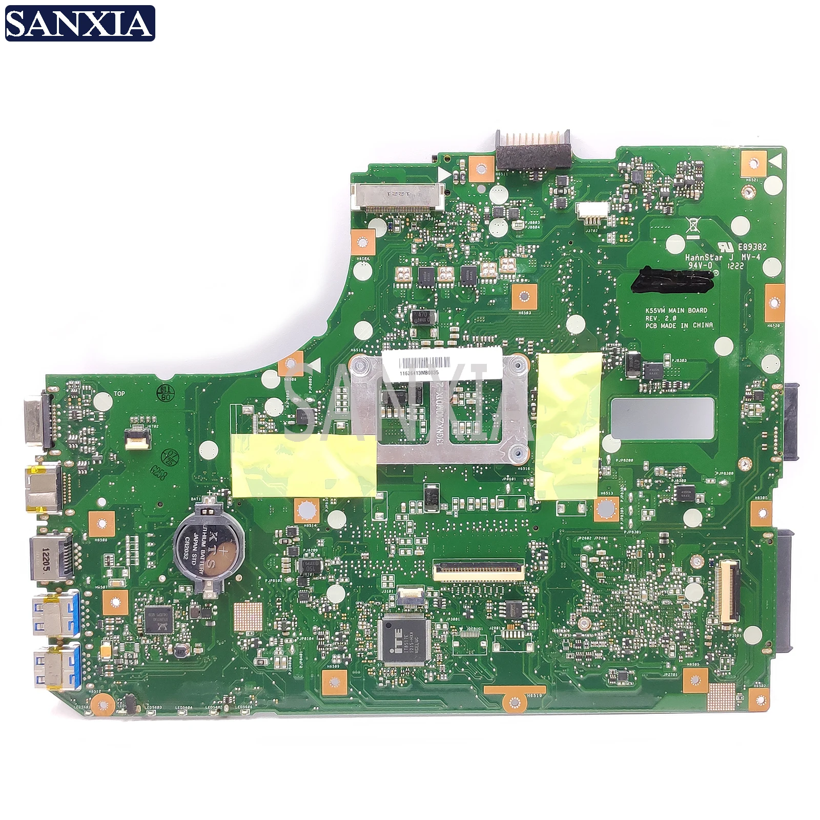 KEFU K55VM материнская плата для ноутбука ASUS K55VM K55VJ A55V оригинальная материнская плата