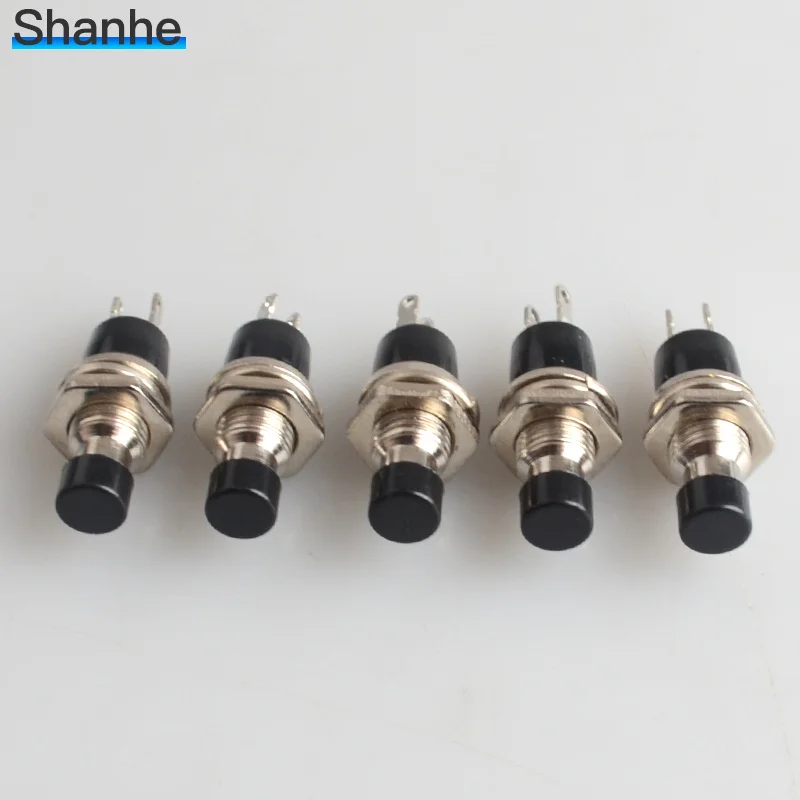 5 шт. без стандартного открытия мини мгновенная пружинная Кнопка возврата черные