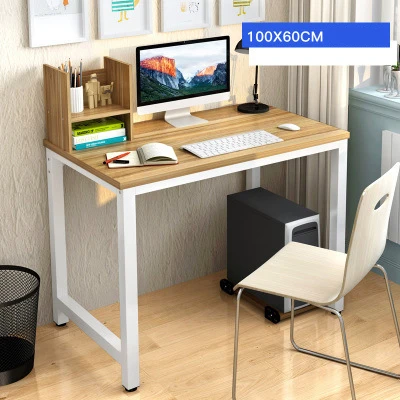 Простой современный офисный стол портативный компьютерный настольный домашний офисный мебель для учебы письменный стол настольный ноутбук стол - Цвет: J  100x60cm