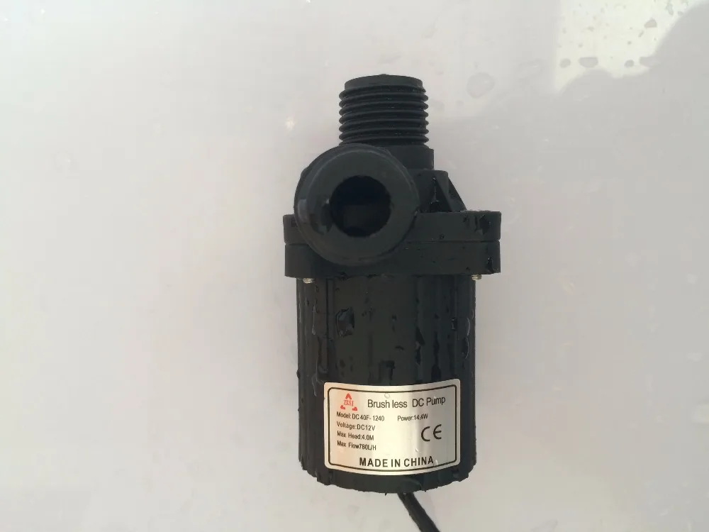 Новый микро насос 12 В с разъемом постоянного тока DC40F 1240 780LPH 4 м бесщеточный