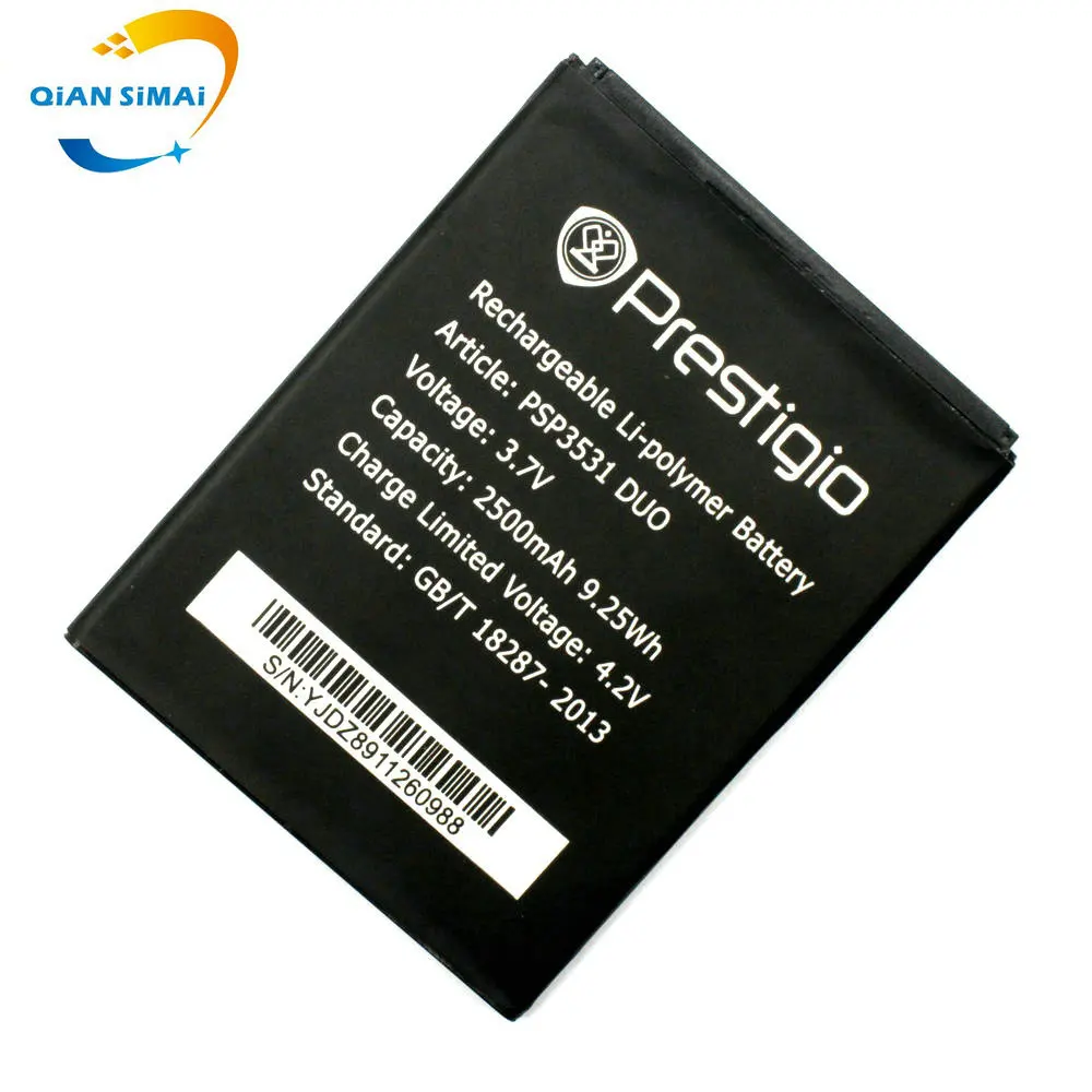 QiAN SiMAi 1 шт. Новинка 100% Высокое качество 3531 PSP3531 DUO Аккумулятор для Prestigio Muze D3 3530 Duo E3