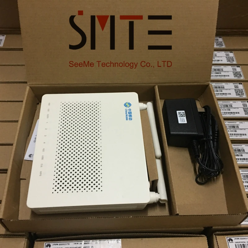 2 шт./партия HG8546M GPON ONU беспроводной терминал 1 * телефон 1WIFI 4FE LAN английская версия с