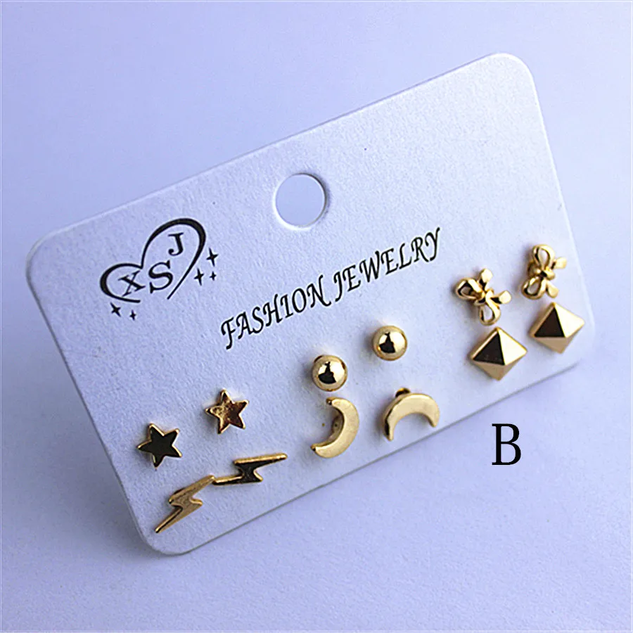 Серьги-гвоздики с подсветкой в виде звезд Луны сердца | Украшения и аксессуары