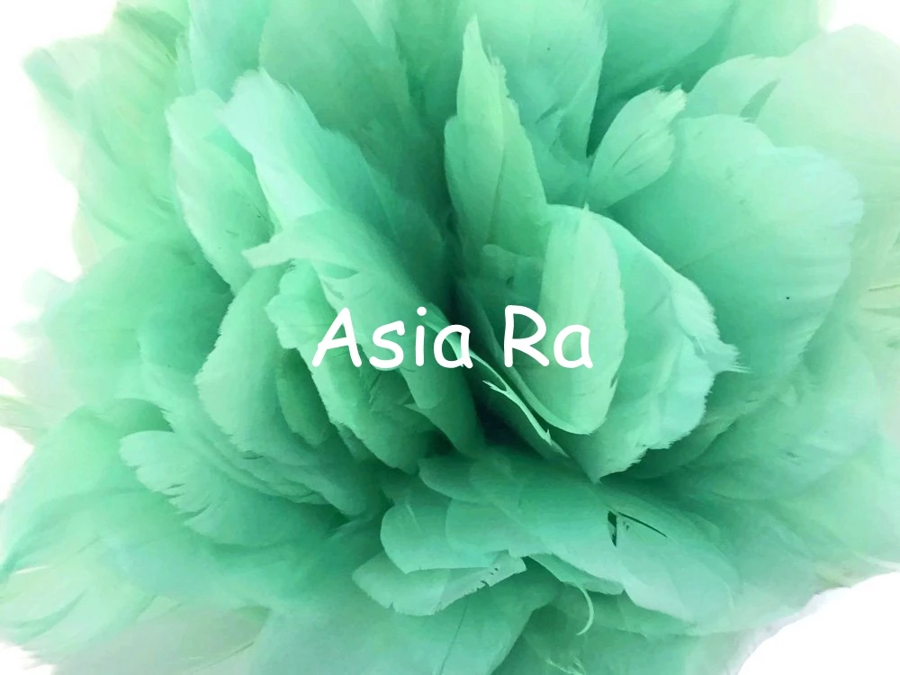 Лидер продаж 2 метра высокое качество натуральный гусиный пух бахрома