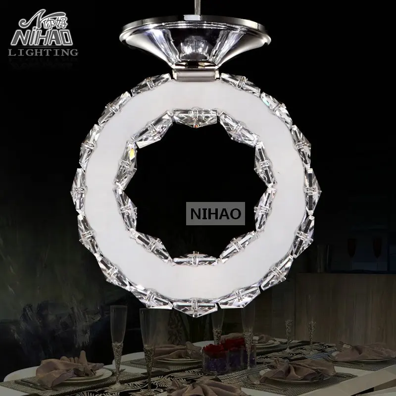 Современные СВЕТОДИОДНЫЕ кристалл Потолочный Светильник Cristal Lustre Лампы LED Кольцо