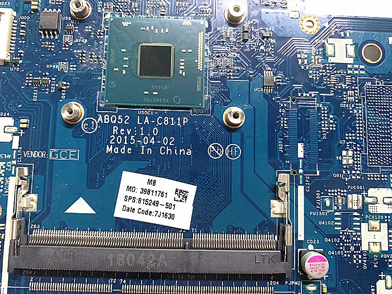 Для hp 15-AC025DS 15-AC Материнская плата ноутбука 815249-501 815249-601 815249-001 аккумулятор большой емкости ABQ52 LA-C811P полностью протестирована