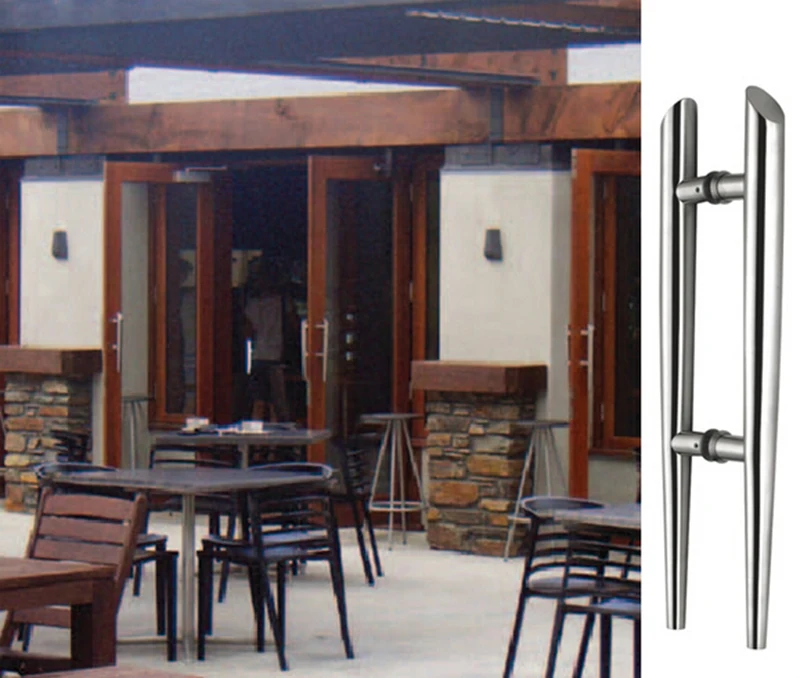 Входные ручки для фонаря 304 архитектурная дверная ручка из нержавеющей стали 38*530