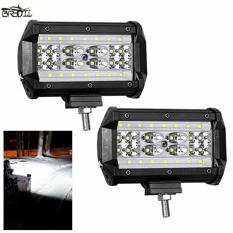 Для Jeep Truck Рабочая лампа 5 &quotдюймов 28LED 12V 84W точечная Светодиодная рабочая Бар