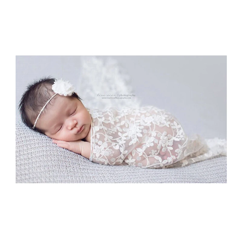 Newborn photography props baby lace swaddle wraps toddler photo shoot infant receiving blanket triangle wrap new born fotografie | Детская
