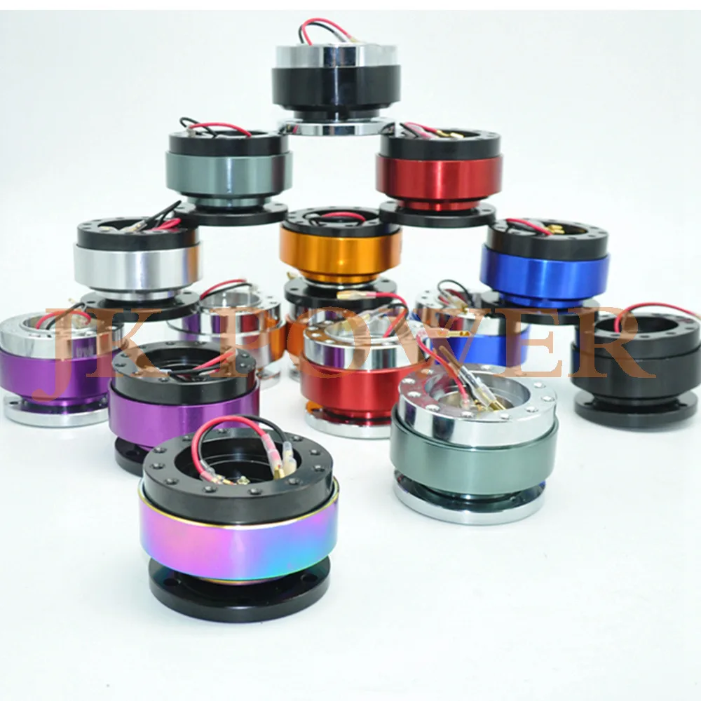 Автомобильный Универсальный черный Алюминиевый быстросъемный адаптер ступицы