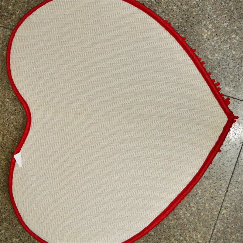 Коралловый флисовый ковер на День святого Валентина милый в форме красного