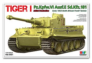 Полевая модель Rye 1/35 Танк RM5001 Tiger I Pz.Kpfw.VI Ausf.E Sd.Kfz.181 начальное производство раннего