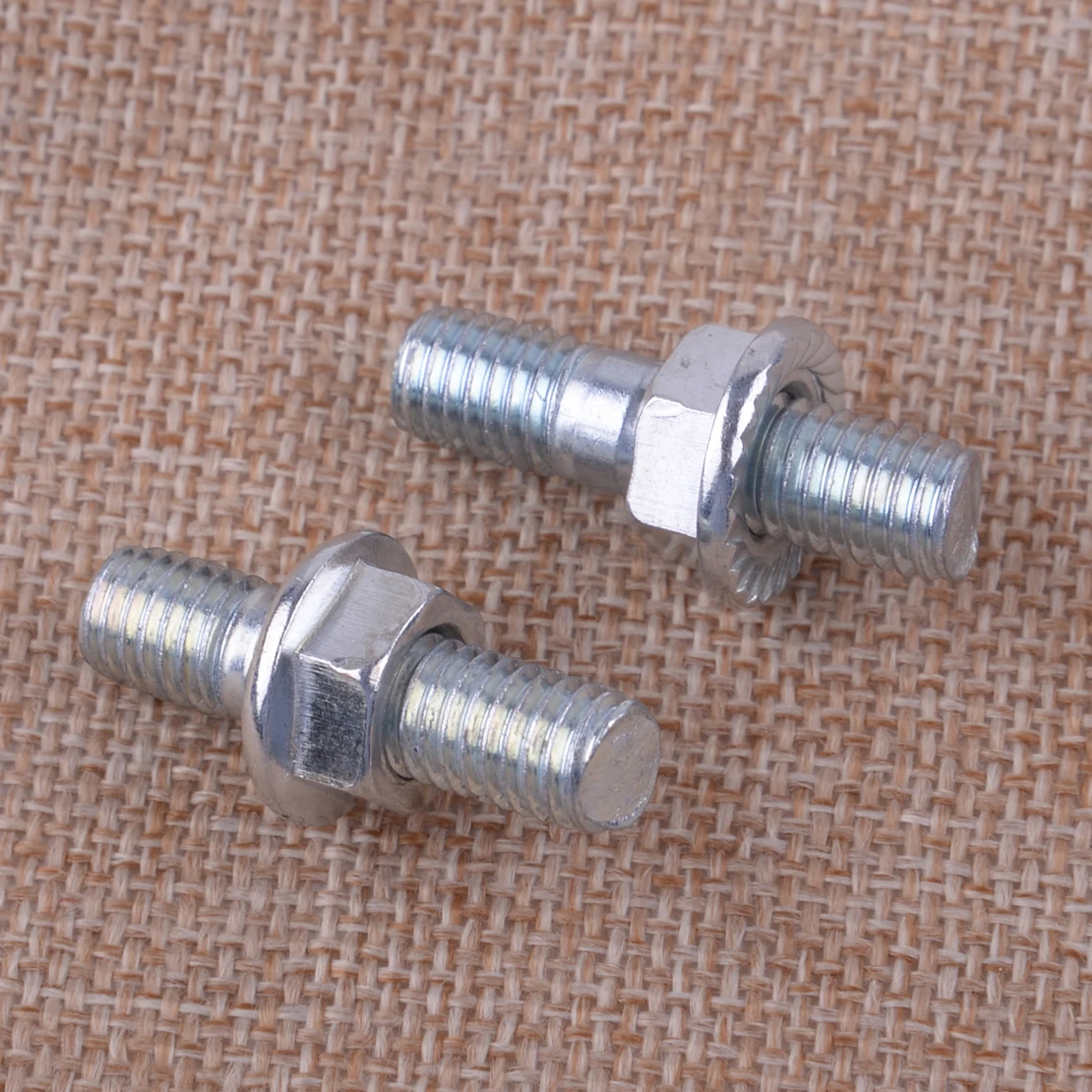 LETAOSK 2 комплекта серебристый металлический глушитель выхлопной гайки Подходит