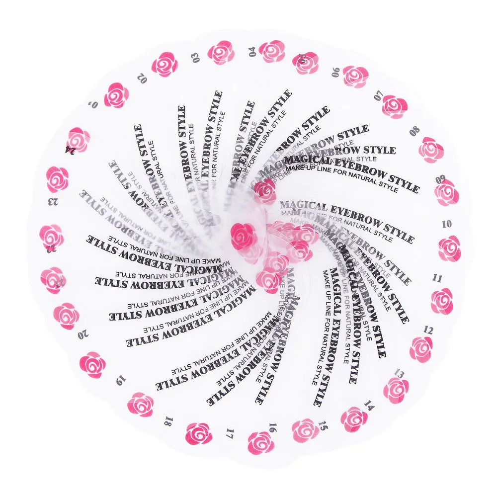 Много Pro трафарет для бровей многоразового использования Набор DIY руководство