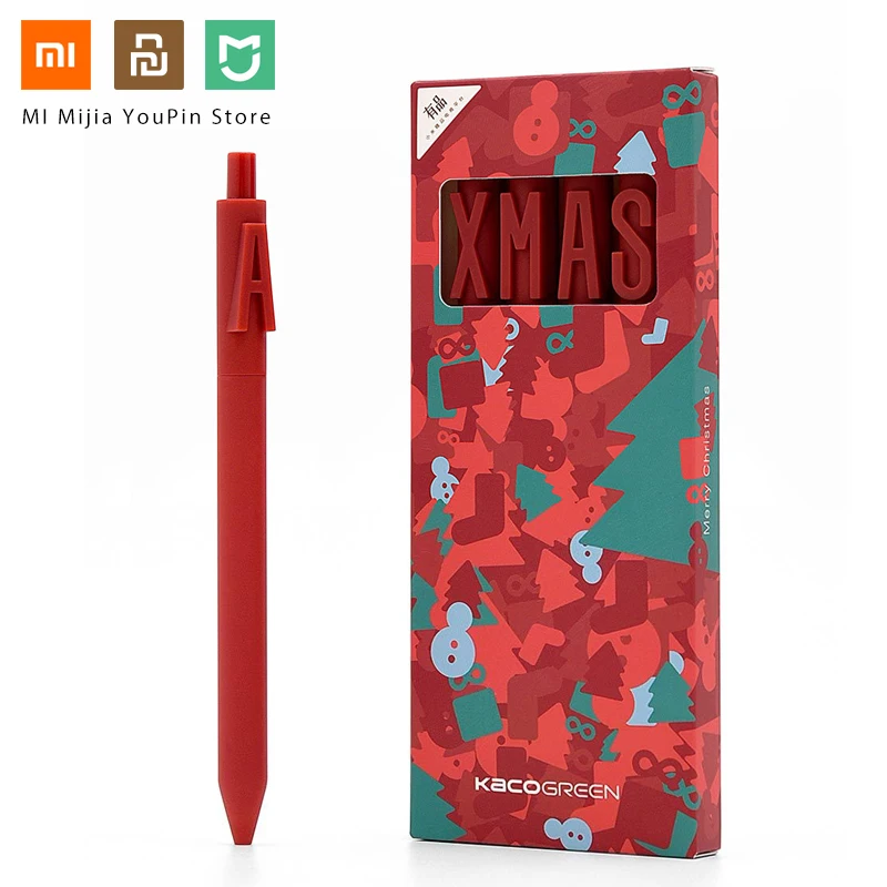 Гелевая шариковая ручка Xiaomi ALPHA Шариковая для школы Официальный знак Роллерная