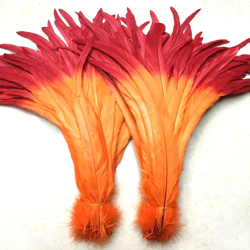 Бесплатная доставка EMS 600 шт./лот петушиное перо куриное 35-40 см 14-16 дюймов | Дом и