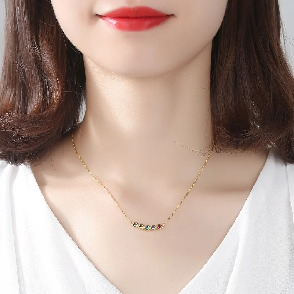 CZCITY новый дизайн 925 стерлингового серебра кольцо 18K позолоченное ожерелье с