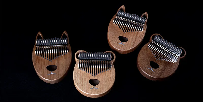 17 клавишная клавиатура калимба для фортепиано в африканском стиле перкуссионная