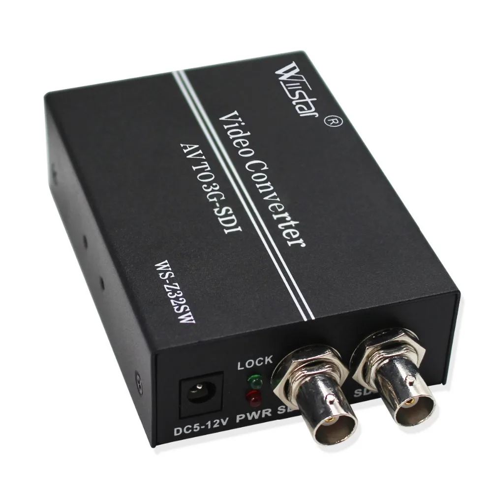 Wiistar AV к SDI преобразователю SD HD 3G RCA BNC Аудио Видео адаптер для HDTV монитора|Кабели VGA|