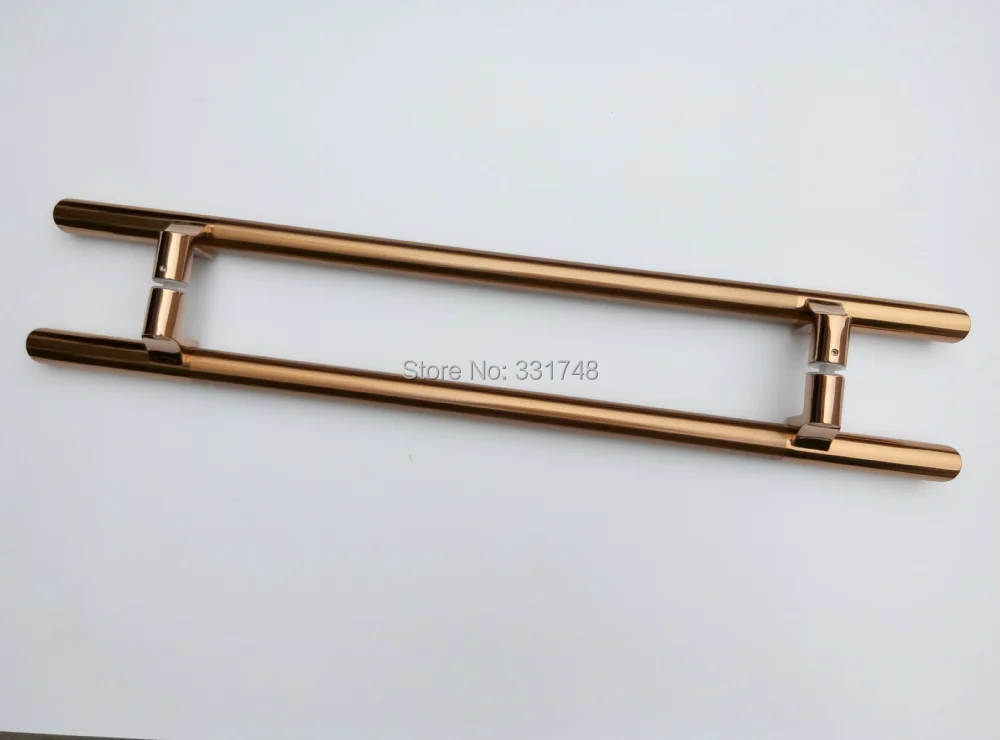 Ручки для входной двери цвета розового золота 304 нержавеющая сталь