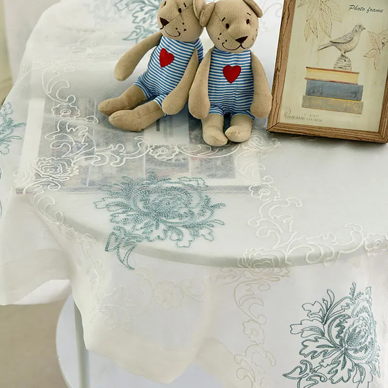 Европейский хлопковый вышитый фон для гостиной столовой спальни|embroidery curtain|curtains