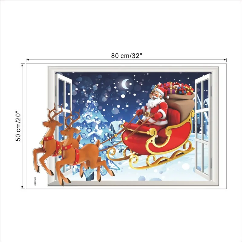 * Драйвер Санта Клаус Перевозки Подарок Снеговик Съемный водонепроницаемый