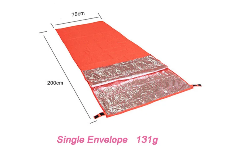 Наружный аварийный спальный мешок термо выживания походные дорожные сумки