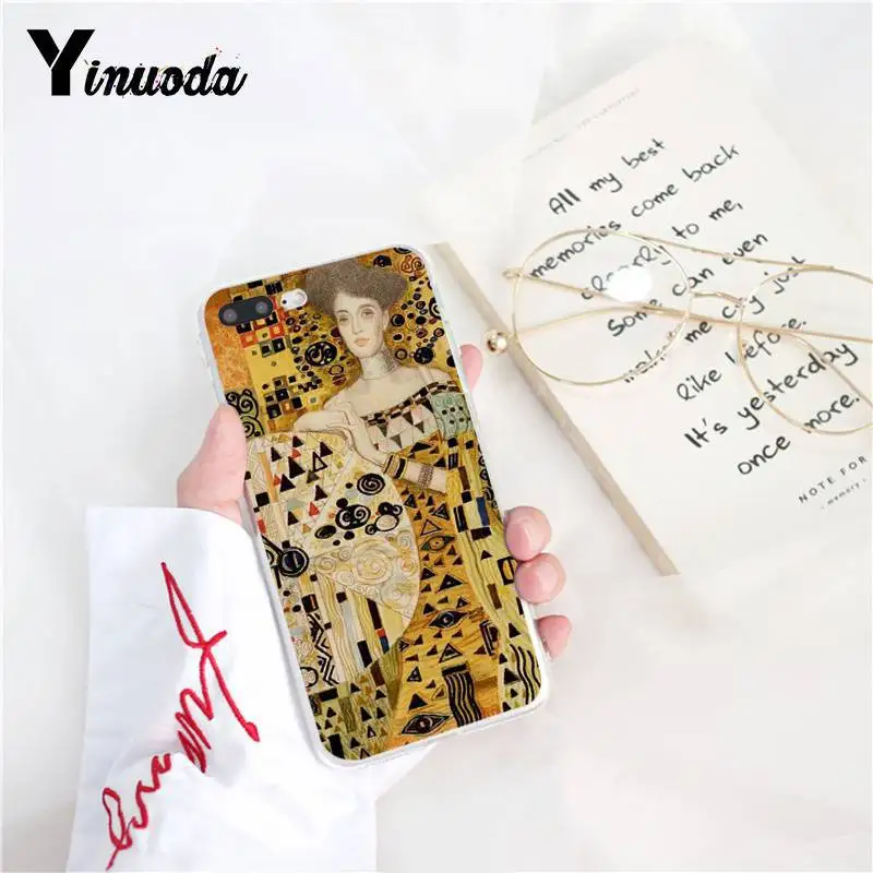 Yinuoda Kiss Gustav Климт Картина Новое поступление чехол для телефона iPhone X XSMAX 6 6S 7 7plus 8
