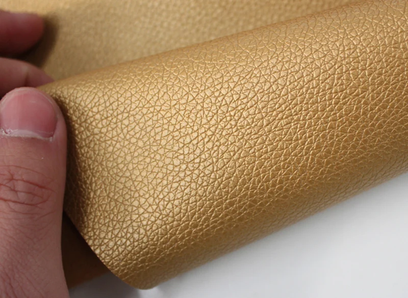 Meetee 50x139 см золотая искусственная Синтетическая Кожа Личи узор для DIY Сумки Багаж мягкий домашний текстиль декоративная ткань SL213