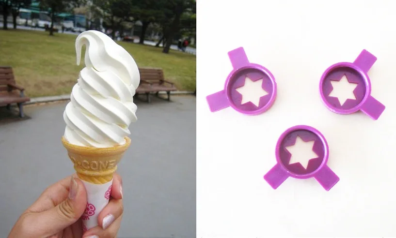 

Hexagram caps for Ice Cream Machine 3 pcs One Set spare parts