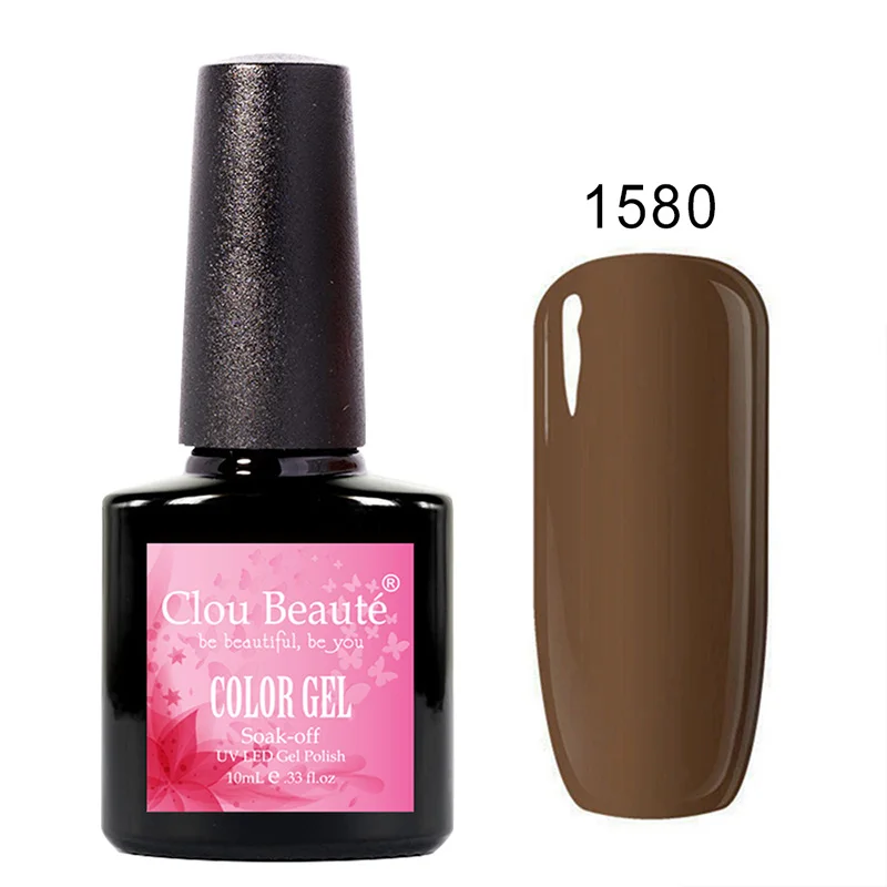 1580 Clou Beaute УФ гель лак для ногтей 10 мл Неоновый Цвет Гель-лак для ногтей впитывающий Гель-лак vernis полуперманентный uv 1579 - Цвет: 1580