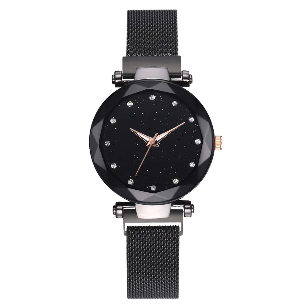 

Luxury Designer Women Watches Stainless Steel Magnetic Buckle Strap Refractive Surface Ladies Quartz Wrist Watches for Women