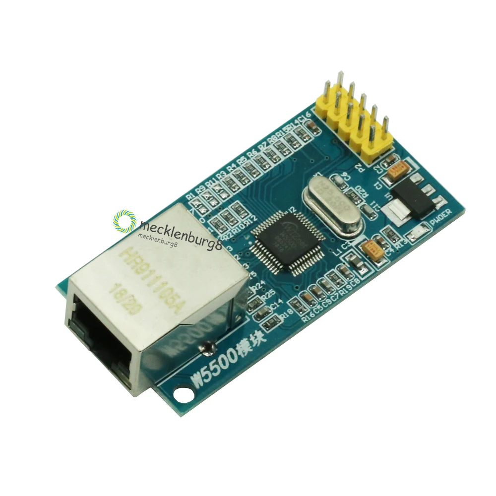 

Replace W5100 Ethernet Shield LAN Network Module W5500 Support TCP/IP 51/ STM32 Microcontroller With 32k Bytes SPI 3.3V/5V