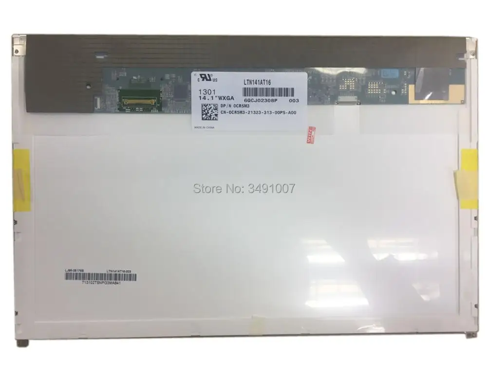 

LTN141AT16 fit B141EW05 V5 LP141WX5 TPP1 EDP 30 pin 14.1 LCD LED SCREEN PANEL