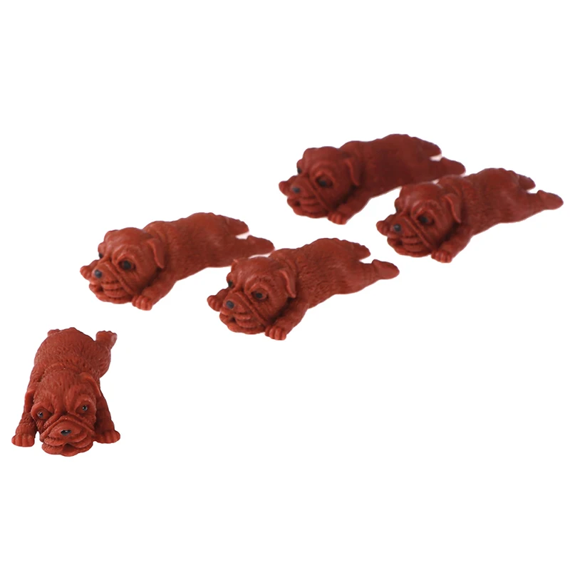 5 шт. мини кукольный домик миниатюрная милая собака модель мебели | Игрушки и